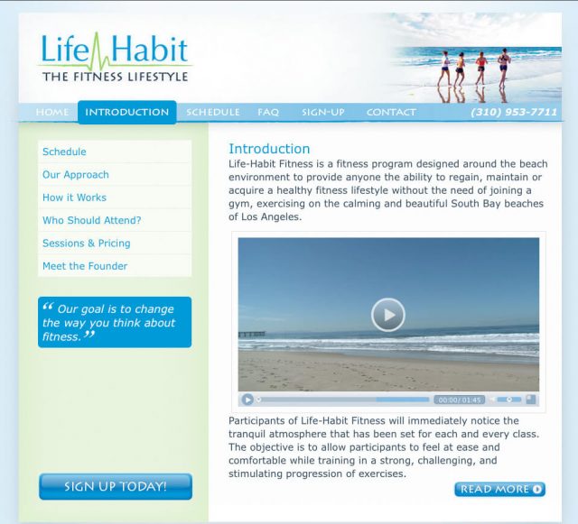 Life Habit Fitness | Web Design and Development