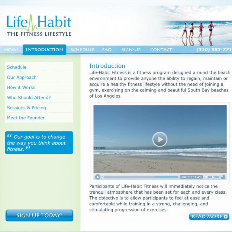 Life Habit Fitness | Web Design and Development