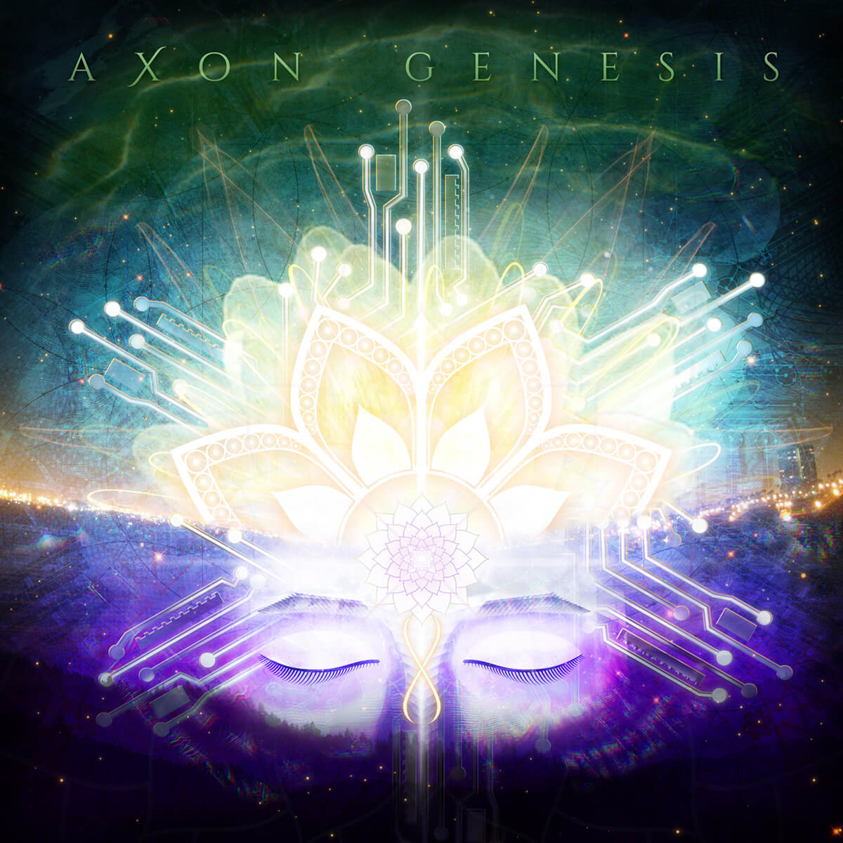 Open to Infinity Music, Cover Art and Timelapse Video by Axon Genesis