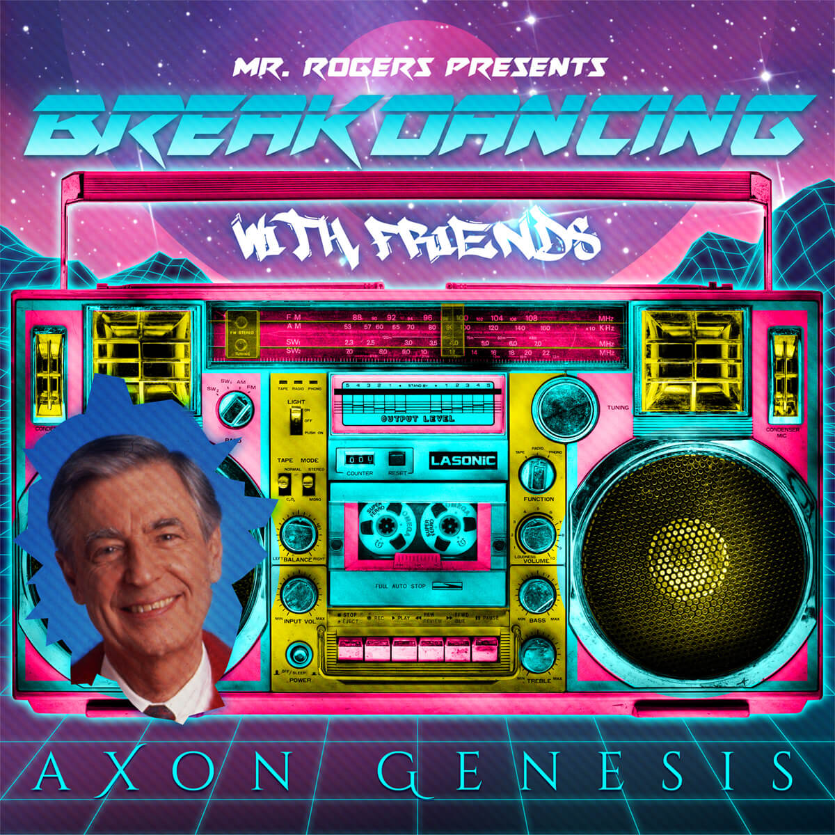 Breakdancing with Friends Music and Cover Art by Axon Genesis