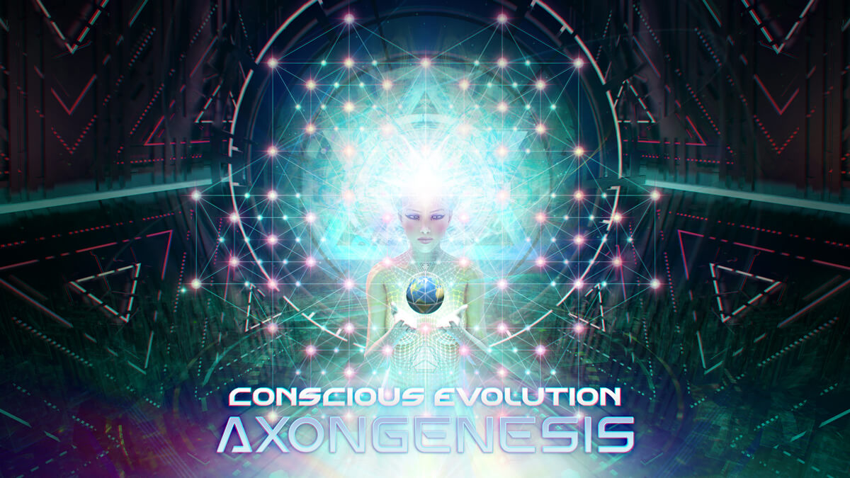 Conscious Evolution Music and Cover Art by Axon Genesis