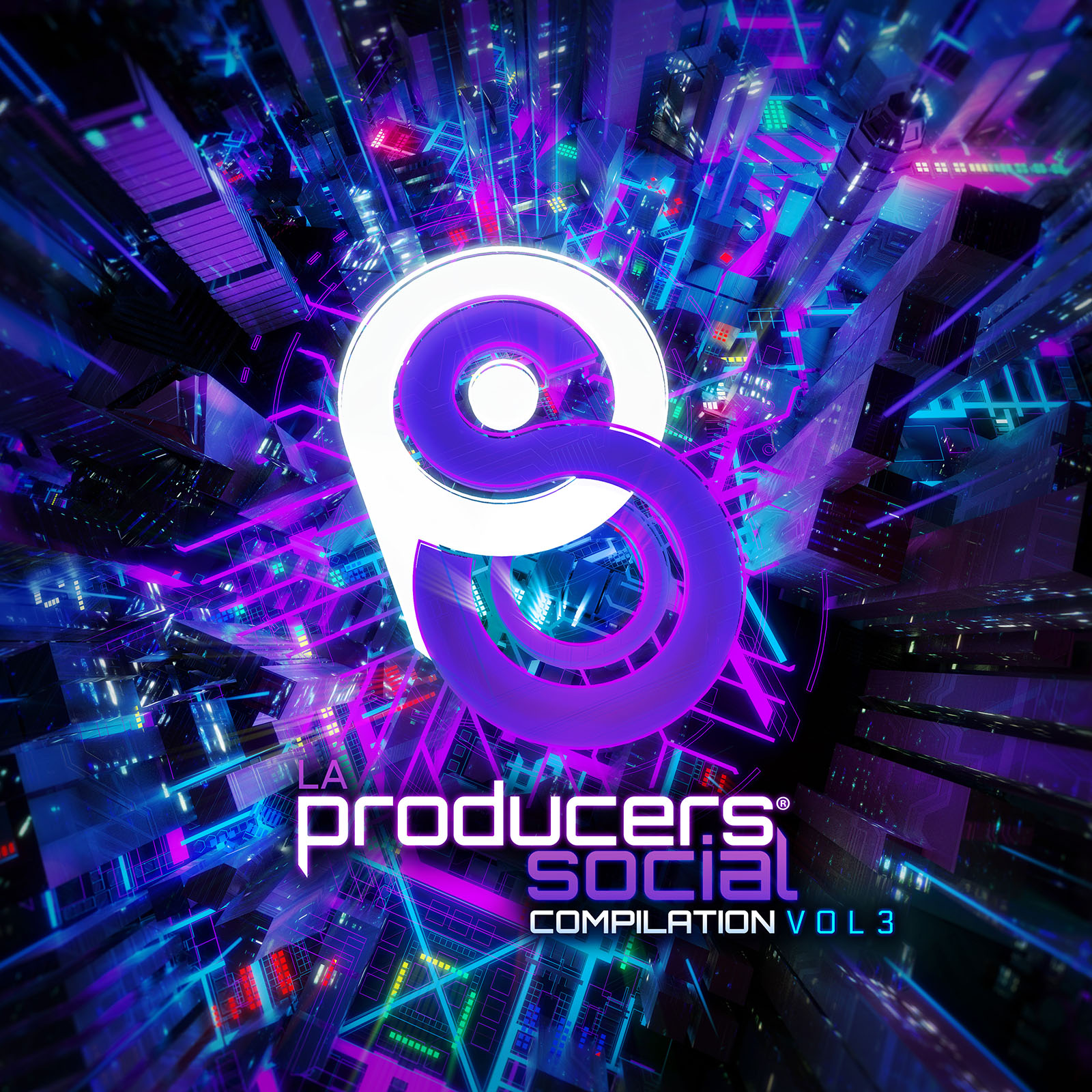 Producers Social Compilation Vol. 3 Cover Art by Axon Genesis