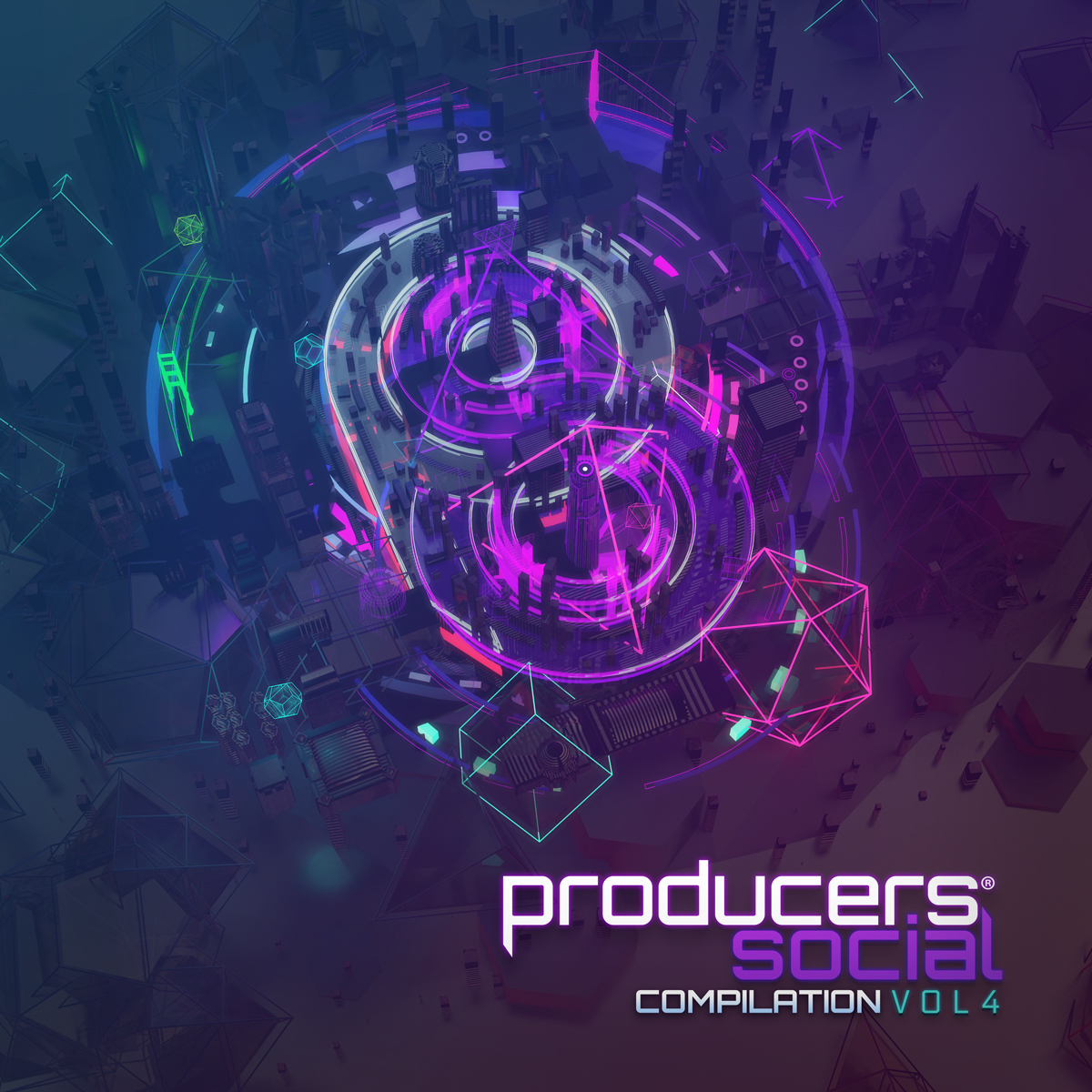 Producers Social Compilation Vol 4 Cover Art by Axon Genesis