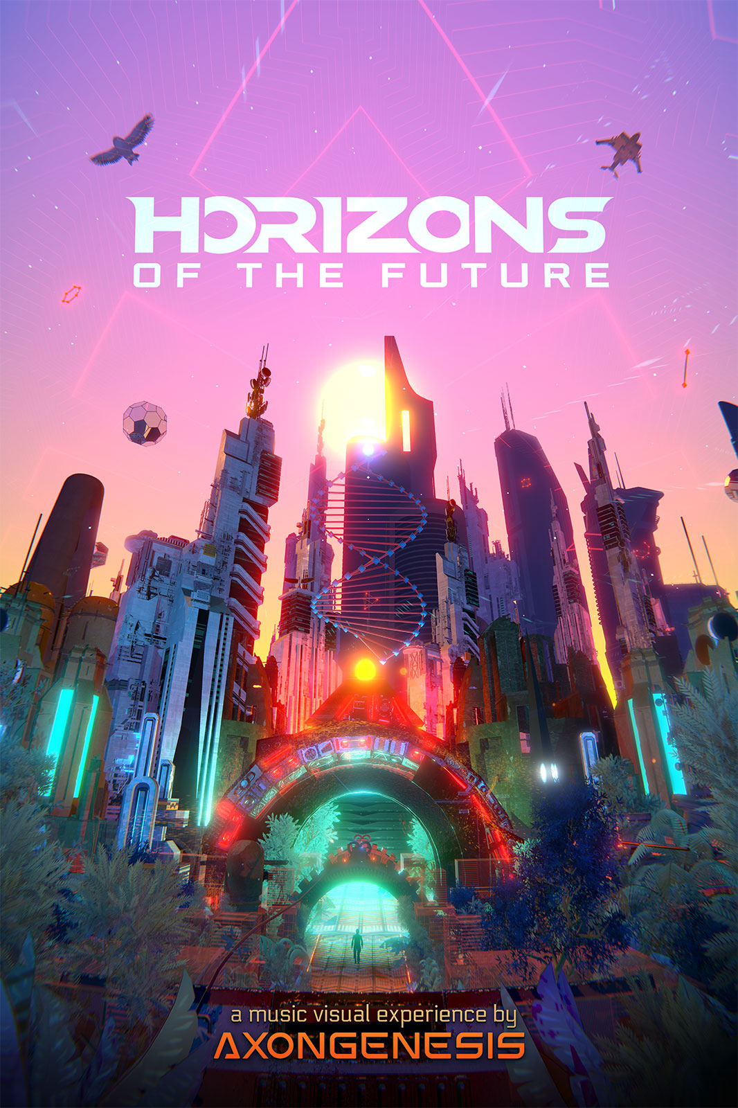 Horizons of the Future | An immersive music visual journey into the future and beyond by Axon Genesis