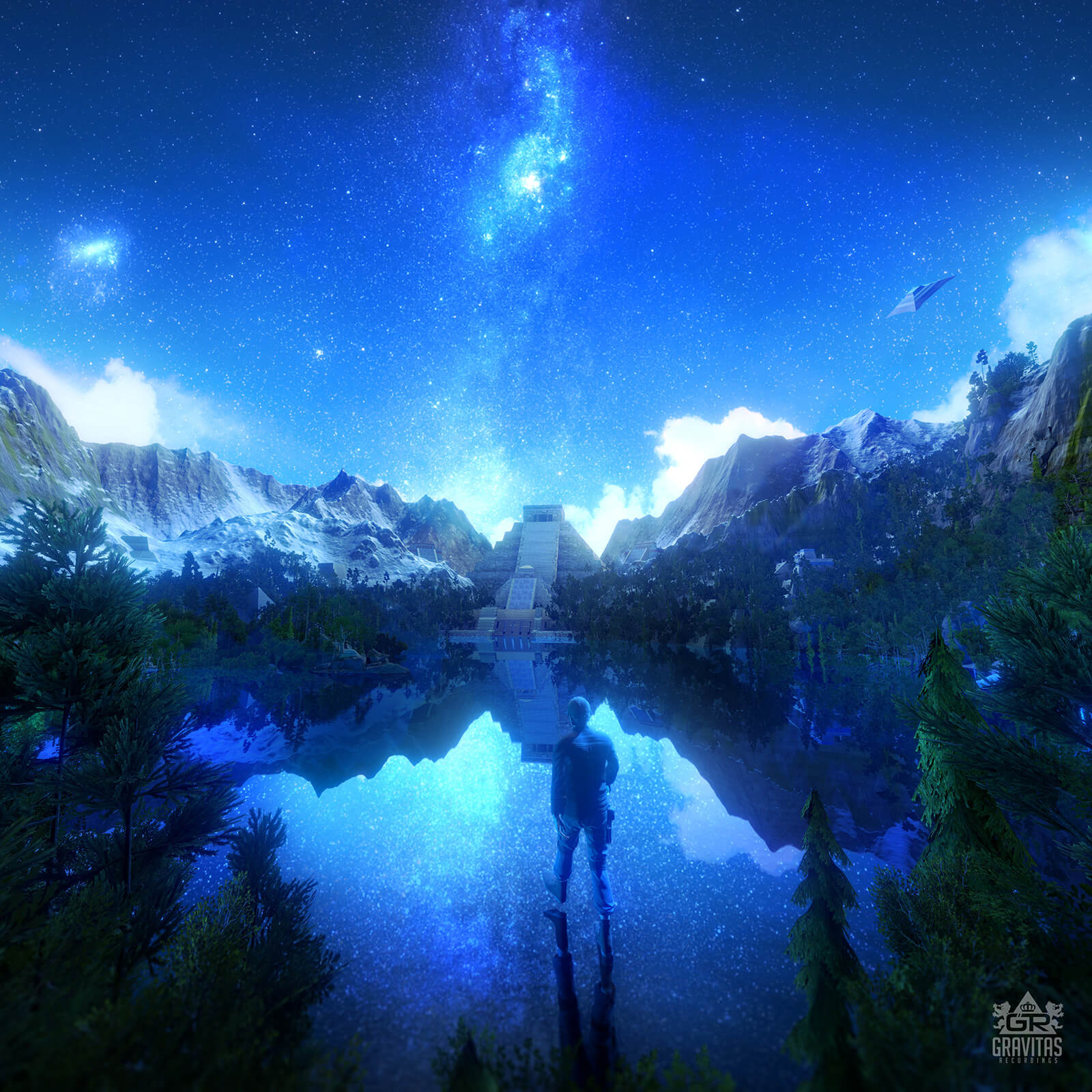 Walking in the Stars Cover Art and Animation by Axon Genesis